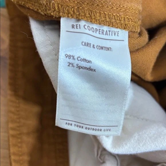 REI CoOp Pants Men's 36x32 Brown Orange Trailsmith Jogger Double Knee Hiking - Picture 6 of 6